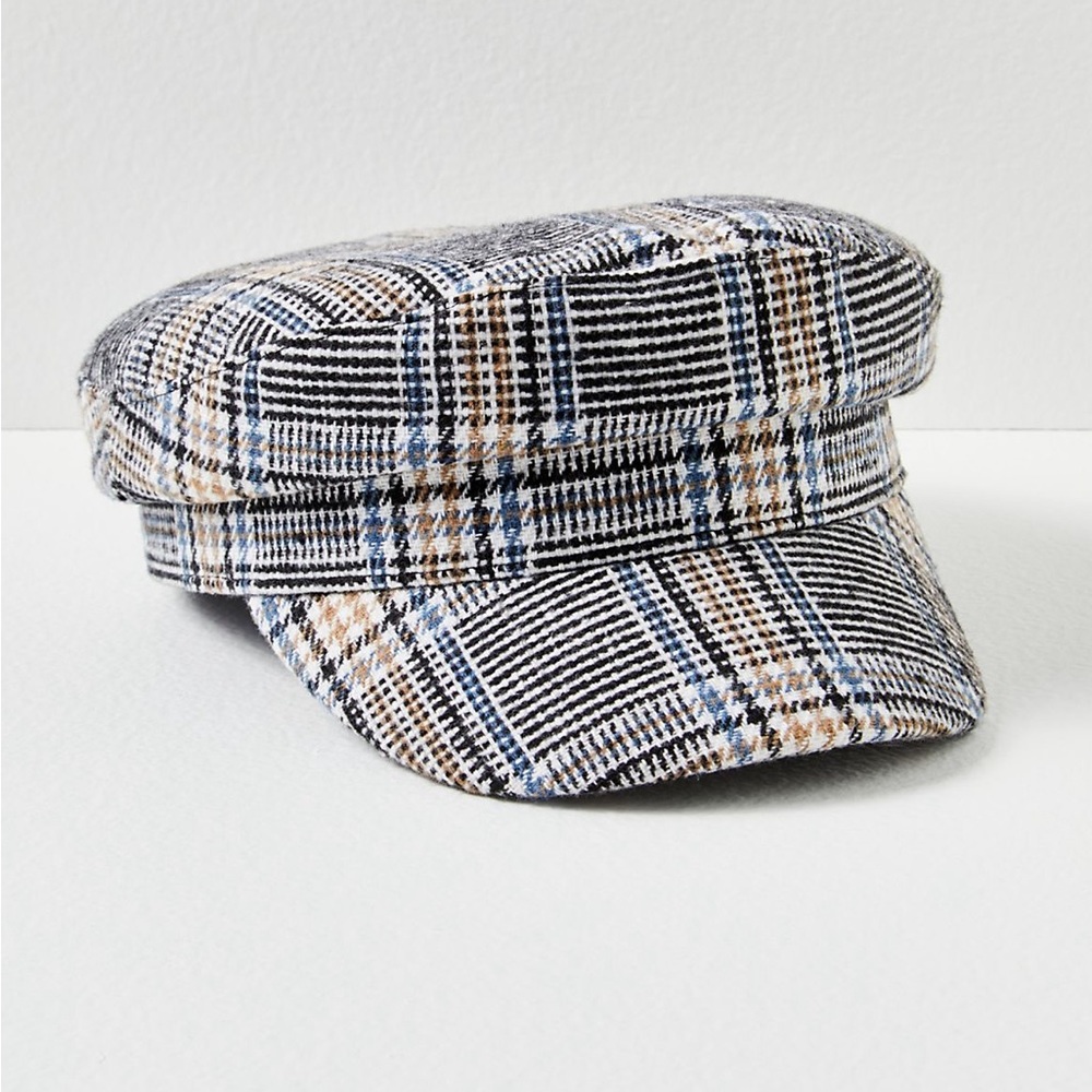 Free People Lilibeth Plaid Lieutenant Cap 👏🏻